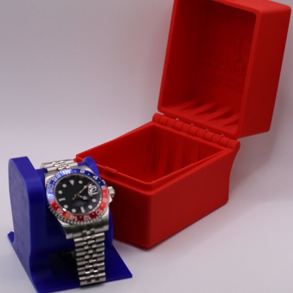 LOGA-LASS GMT Automatic Watch | 39mm Case | NH34 Movement | Exhibition Back - Picture 1 of 9